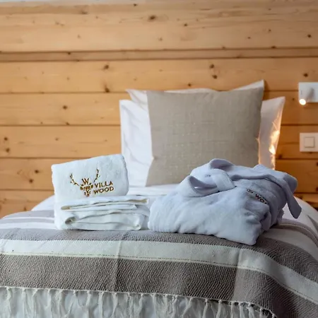 Wood - De Prestige En Ardennes - 10 Personnes - Sauna, Jacuzzi, Piscine Et Billard בית נופש *