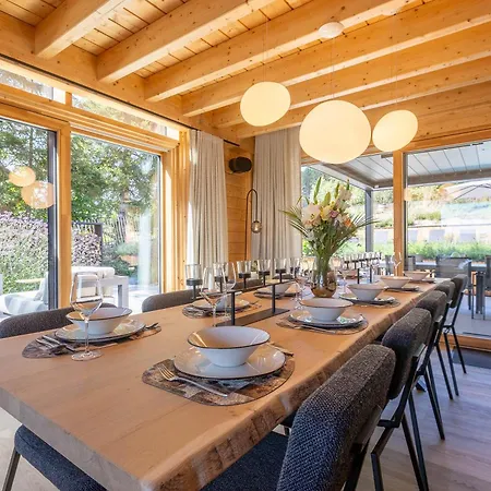 Wood - De Prestige En Ardennes - 10 Personnes - Sauna, Jacuzzi, Piscine Et Billard Tenneville