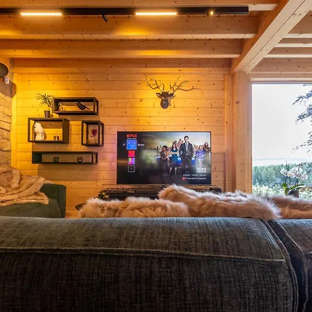 Tatil Evi Wood - De Prestige En Ardennes - 10 Personnes - Sauna, Jacuzzi, Piscine Et Billard