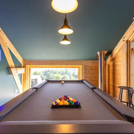 Wood - De Prestige En Ardennes - 10 Personnes - Sauna, Jacuzzi, Piscine Et Billard Σπίτι διακοπών Tenneville