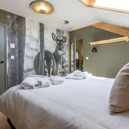 Wood - De Prestige En Ardennes - 10 Personnes - Sauna, Jacuzzi, Piscine Et Billard Σπίτι διακοπών